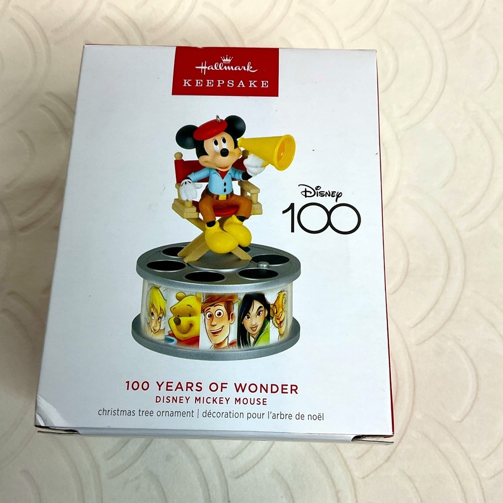 Hallmark Keepsake Disney 100 years of wonder Christmas Ornament